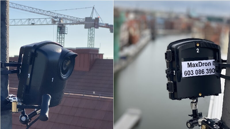 Usługi dronem: filmy poklatkowe timelapse